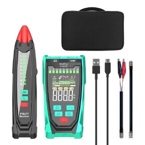 Network Cable Tester, Shielded Line Finder, Rechargeable Cable Tracer with Probe Tone, Multi-Function Wire Tracer, Ethernet LAN Network Cat5/6/7 Cable Maintenance Organizer, Telephone Line Test