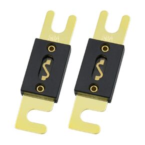 Baomain Bolt Fuse ANL-B 50A 50Amp for Car Vehicles Audio System Sheet Gold Tone RoHS 10 Pack