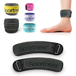 Sportneer Ankle Weights 0.5/1/2/3/5 LBS 1 Pair Wrist Leg Arm Weights for Women Men Kids Child with Adjustable Straps, Strength Weighted for Jogging Running Walking Fitness Gym Workout