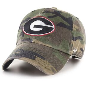 قبعة 47 Georgia Bulldogs (UGA Bulldogs) قبعة بيسبول قابلة للتعديل للرجال والنساء، مموهة، مقاس واحد