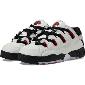 Osiris Men's D3 OG Skate Shoe, Black/White/Red, 14