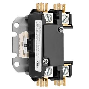 HVAC Motor Contactor, HSJL-40/1, 1 Poles, 40A, 24VAC 50/60Hz Coil, for Air Conditioner, Heat Pump, Refrigeration Systems, UL Listed