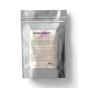 Sodium Gluconate Cosmetic Grade - 8 Oz / 226 g - Organic Sodium Gluconate Powder - Chelating Agent for Personal Care, Cosmetic Formulations & Industrial Applications - Stabilizer by Talsen Chemicals