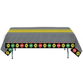 Havercamp Railroad Party Table Cover (2 Count)! Great for Train Themed Events, Kid's Birthday Party, Train Collectors' Gathering, Retirement Party, Father's Day, Graduation Party