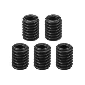 PATIKIL Grade 8.8 Carbon Steel Threaded Repair Insert Nut, 5pcs M8x1.25 Female to M10x1.5 Male Screw Sleeve Inserts Reducing Adapter Reducer 15mm