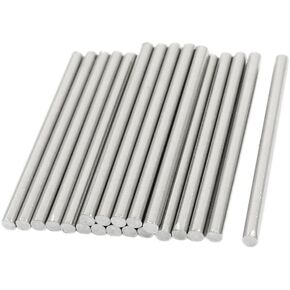 uxcell RC Helicopter 50mm x 3mm Stainless Steel Ground Shaft Round Rod 20Pcs