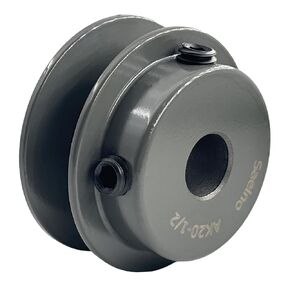 AK20-1/2 Single Groove V Belt Pulley,Drive Pulley 2 inch Outside Diameter,1/2 inch Bore,V Belt Sheave Cast Iron for A AX 3L 4L V-Belts,AK2012 Pulley