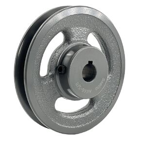 AK46-5/8 Single Groove V Belt Pulley,Electric Motor Pulley 4.45 inch Outside Diameter,5/8 inch Bore,V Belt Sheave Cast Iron for A AX 3L 4L V-Belts,AK4658 Pulley