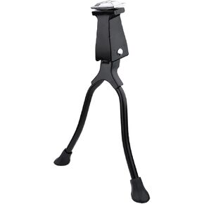 Heavy Duty Motorized Bike Kickstands, Prcatical Mountain Bike Foot Stand Mount Road Double Legs Parking Rack