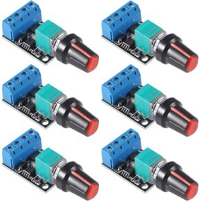 10 pcs DC Motor PWM Speed Controller 3V 6V 12V 24V 35V Speed Control Switch Mini LED Dimmer 5A 90W