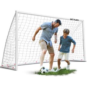 Soccer Goal 12 x 6Ft Soccer Nets | Ultra-Durable PVC (Weatherproof)