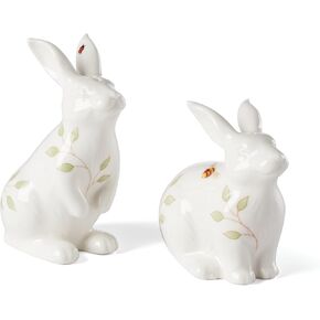 Lenox 893455 Butterfly Meadow Bunny Covered Butter Dish