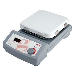 Globe Scientific GHS-550H-UK-EU Digital Hotplate, 550C Maximum Temperature, 7" x 7" Glass Ceramic Top Plate, 200-240v, 50-60Hz