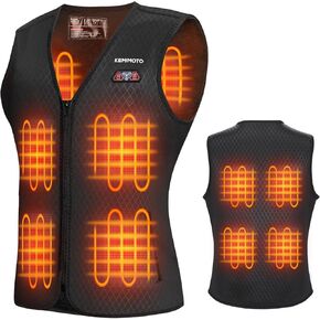 KEMIMOTO Womens Heated Vest, Warming Vest, Lights-out Design, Lightweight Electric Heated Vest, Battery Pack Not Included