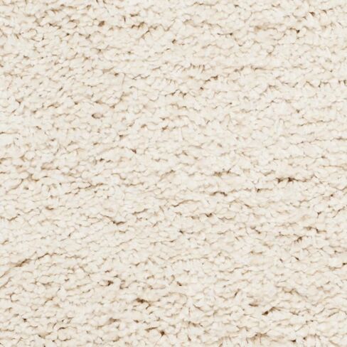 SAFAVIEH Milan Shag Collection Accent Rug - 2' x 4', Ivory, Solid Design, Non-Shedding & Easy Care, 2-inch Thick Ideal for High Traffic Areas in Entryway, Living Room, Bedroom (SG180-1212) in Saudi Arabia