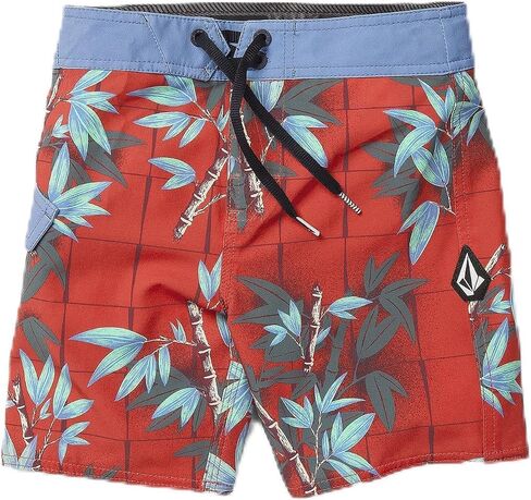Volcom Boys' Mod Tech Boardshorts, Poison Green in Saudi Arabia