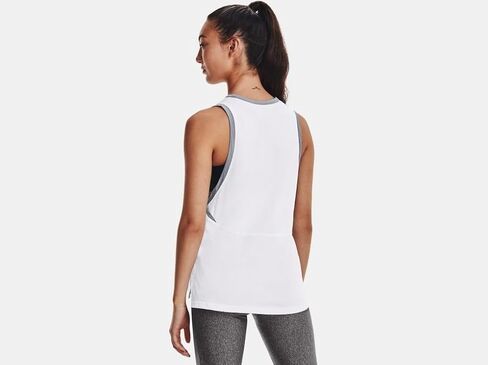 Under Armour Stadium Womens Tank Top S Black-White in Saudi Arabia