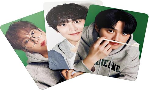EXO Photocard 55PCS EXO Valentine's Day at School Photo Cards Album Kpop EXO Lomo Cards EXO Merch for Fans Birthday Gift Set for Boys and Girls in Kuwait
