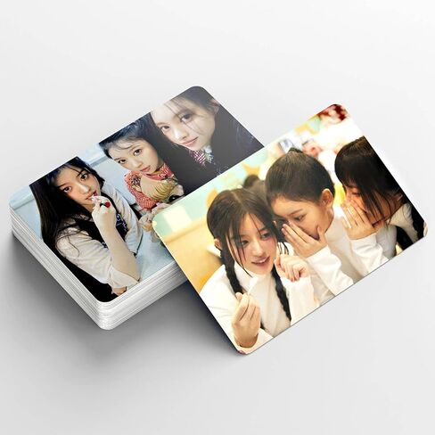 ILLIT Photocards KPOP ILLIT Super Real Me Album Cards 55PCS ILLIT Lomo Cards Kpop Gift for Boys and Girls ILLIT Merch in Kuwait