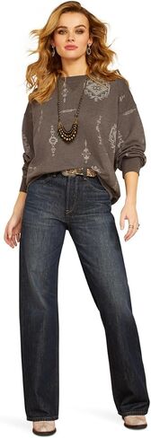 Ariat Women's Outlaw Oversized Sweatshirt in Saudi Arabia