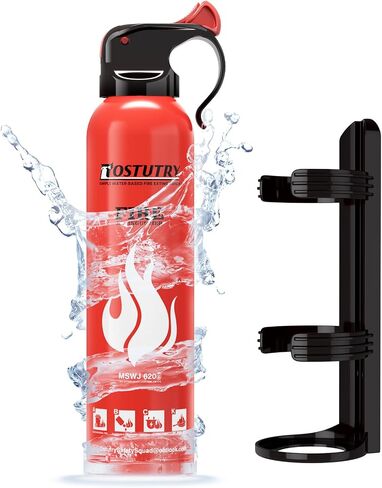 Upgraded 8-IN-1 Fire Extinguisher for Home Vehicle Car Kitchen Boat, Small Fire Extinguishers Spray with Mount for Class A B C K Fire, Portable Non-Toxic Prevent Re-Ignition Easy Clean (2 Pack) in Saudi Arabia