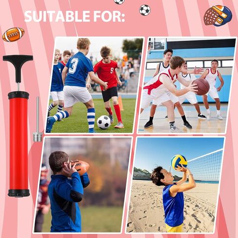 Christian Charity Donation Supplies Deflated Ball Pump Kit Include Football Pump Hand Air Pump with Needle Mesh Sport Bag Carry Bag Samaritan's Purse Operation in Saudi Arabia