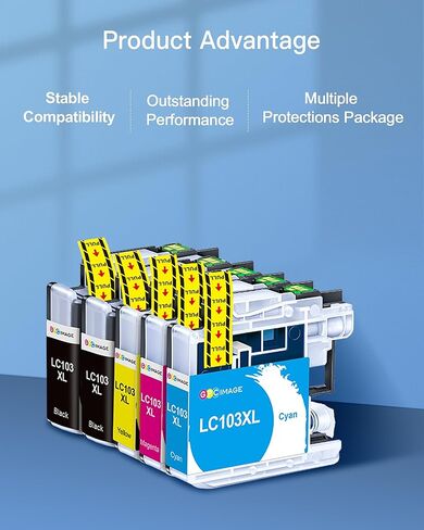 خرطوشة حبر صورة GPC بديلة لـ Canon PG-245XL CL-246XL PG-243 CL-244 245 246 متوافقة مع MX492 MX490 MG2420 MG2522 MG2920 TS3320 TR4520 TR4522 صينية الطابعة (1 أسود، 1 ثلاثي الألوان) in Kuwait