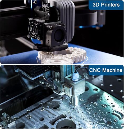 سكة توجيه خطية uxcell MGN9 100 مم مع كتلة عربة منزلقة MGN9C ودليل خطي صغير MGN12 بلاستيكي للطابعات ثلاثية الأبعاد DIY وآلة CNC، أسود in Kuwait