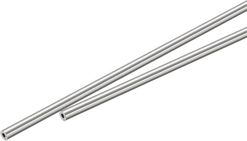 uxcell 2Pcs 304 Stainless Steel Tube, OD 14mm x 0.5mm Wall Thick 400mm Length Capillary Metal Tubing for Industry Machinery in Saudi Arabia