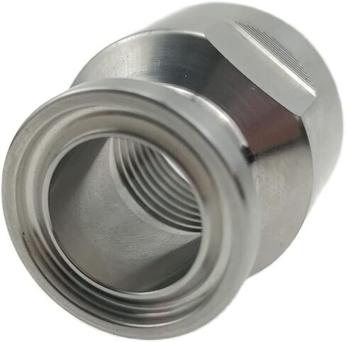 JOWIN ثلاثي المشبك أنثى NPT محول 1/2 "أنبوب OD x 1/2" NPT أنثى الخيوط الصحية ثلاثي البرسيم متوافق أنبوب المناسب الفولاذ المقاوم للصدأ in Kuwait