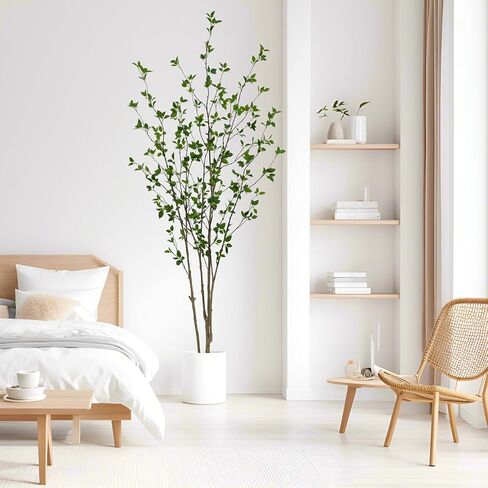 Artificial Citrus Tree 6FT, Minimalist Faux Citrus Potted Plant Fake Tree for Home Office Living Room Bedroom Porch Floor Decor in Kuwait