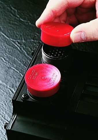 Caplugs EC-24 EC Series – Plastic Cap for Threaded Connectors, 500 Pack, Red LD-PE, Nominal Thread Size 1-1/2" Flanged, Protective Closures, Dirt and Moisture Seals, Finishing, Masking, Easy Removal in Saudi Arabia