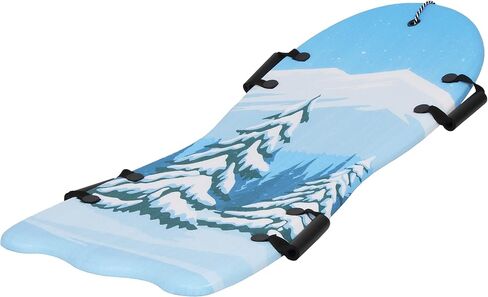 Signature Fitness Premium Foam Snow Sled with Tow Rope and Handles for Kids and Adults in Saudi Arabia
