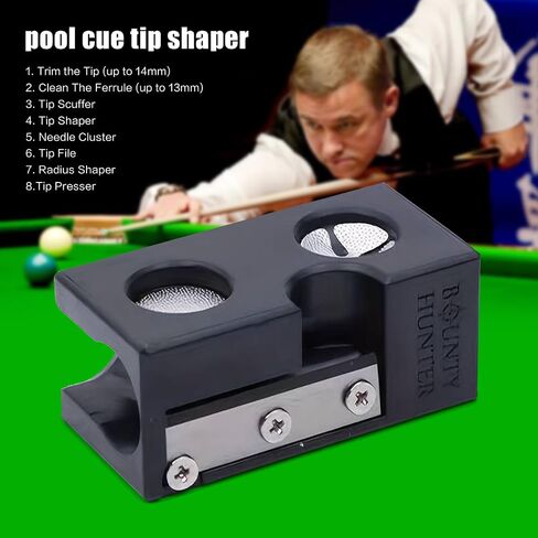 Pool Cue Tip Shaper,8-in-1 Cue Tip Shaper Accessories for Replacement and Shaping Cue Tips in Saudi Arabia