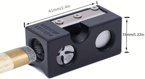 Pool Cue Tip Shaper,8-in-1 Cue Tip Shaper Accessories for Replacement and Shaping Cue Tips in Saudi Arabia