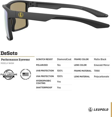Leupold Desoto Performance Eyewear with Polarized Lenses in Saudi Arabia