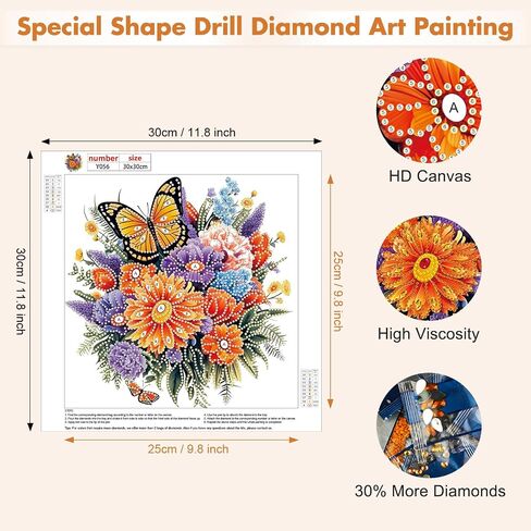 MAXBYE Cute Cow Diamond Art Kits for Adults, DIY Bathing Cow Diamond Art Paintings Kits Arts and Crafts, Diamonds Painting Kits for Home Wall Decor Gift 12x12inch in Saudi Arabia