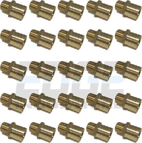 1 "معرف خرطوم إلى 1/2" ذكر NPT MNPT تركيب نحاسي مستقيم الوقود / الهواء / الماء / الزيت / الغاز / WOG (الكمية 1) in Kuwait