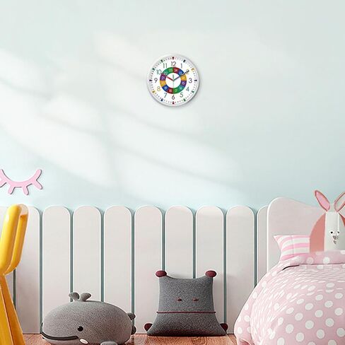 XFM Black Wall Clock Modern Small Wall Clocks Battery Operated 8 Inch Silent Non Ticking Classic Analog Clock for Kitchen Home Office Bedroom Decor in Saudi Arabia