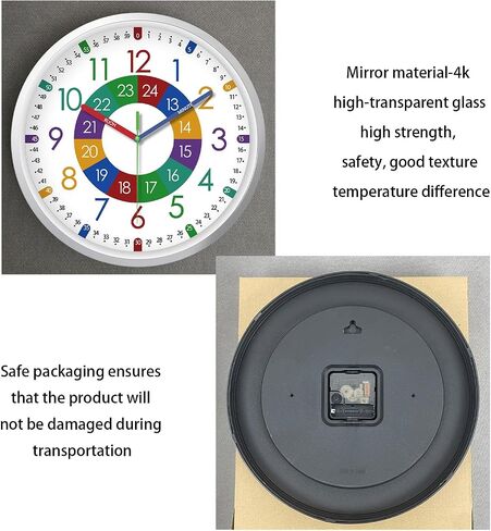 XFM Black Wall Clock Modern Small Wall Clocks Battery Operated 8 Inch Silent Non Ticking Classic Analog Clock for Kitchen Home Office Bedroom Decor in Saudi Arabia