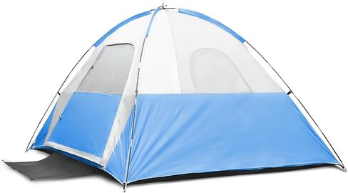Tent for Camping,4 Person Dome Camping Tent with Removable Rainfly,Waterproof & Windproof Tent Double Layer Tents for Camping,Easy Setup Tent for Hiking Backpacking Picnic Backyard in Saudi Arabia
