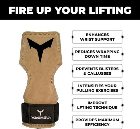 Weight Lifting Grips Wrist Straps, Padded Weight Lifting Straps for Weightlifting, Deadlifting, Powerlifting and Pull ups, Premium Weight Lifting Gloves with Deadlift Straps for Men and Women in Saudi Arabia