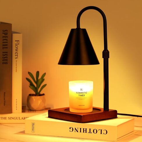Green Candle Warmer Lamp with Timer, Adjustable Dimmable Candle Lamp Warmer, Candle Lamp with 2 Bulbs for Jar Candles & Scented Wax, Lamp Candle Warmer, Candle Warming Lamp for Bedroom Living Room in Saudi Arabia
