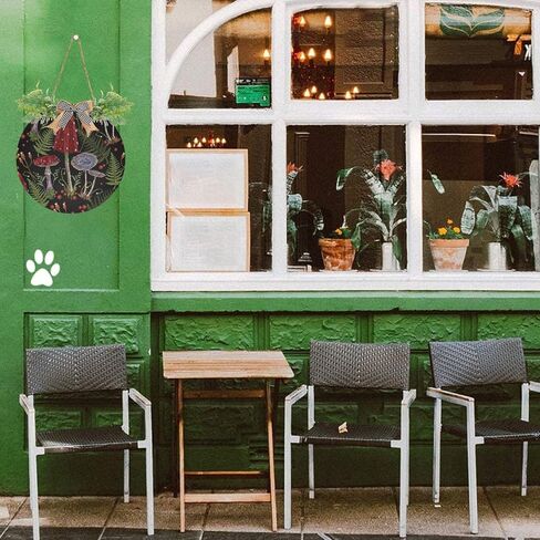 مرحبا لغات مختلفة علامة ترحيب للباب الأمامي كلمة سوداء مستديرة معلقة لافتة الباب إكليل ريفي جدار الباب شماعات ديكور للمنزل الشرفة مكتب حديقة مزرعة داخلي في الهواء الطلق in Kuwait