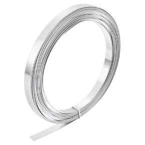 uxcell Aluminum Metal Roll, 2000mm x 50mm x 1mm Thickness 1060 Aluminum Flashing Roll Sheet Strip for Industrial, Silver Tone