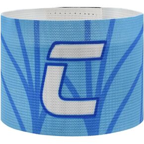Elastic Soccer Captain 'C' Armband Adjustable Football Basketball Player Arm Bands Non-Slip Anti-Drop Captain's Armband for Adult Youth