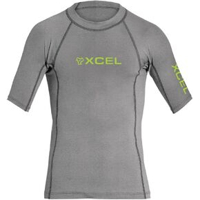 XCEL Kids Premium Stretch Solid Short Sleeve Performance Fit Rashguard