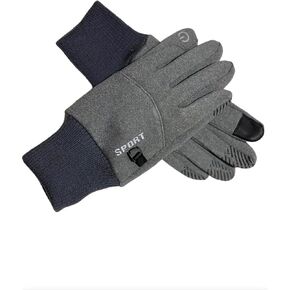 Winter Thermal Gloves Men Women Touch Screen Water Resistant Windproof Anti Slip Heated Glove Hands Warm for Hiking Driving Running Bike Cycling