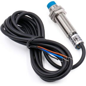 Baomain Capacitive Proximity Sensor Switch LJC12A3-5-Z/AY PNP NC DC 10-30V 200mA 1-5mm Blue