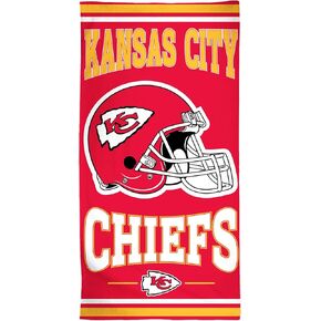 NFL Kansas City Chiefs Fiber Beach Towel, 30" x 60"